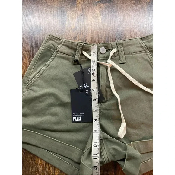 Paige Christy Utility Drawstring Shorts Size 24 - Picture 13 of 15